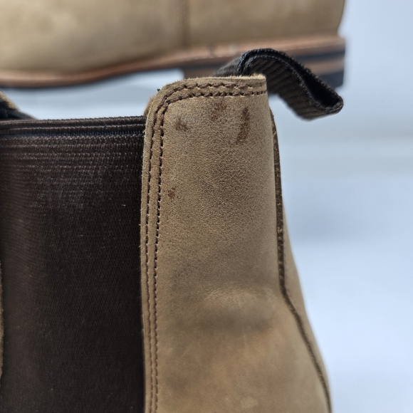Nisolo Mens 12.5 Marco Tan Suede Leather Chelsea Pull On Boots Tobacco main image 6